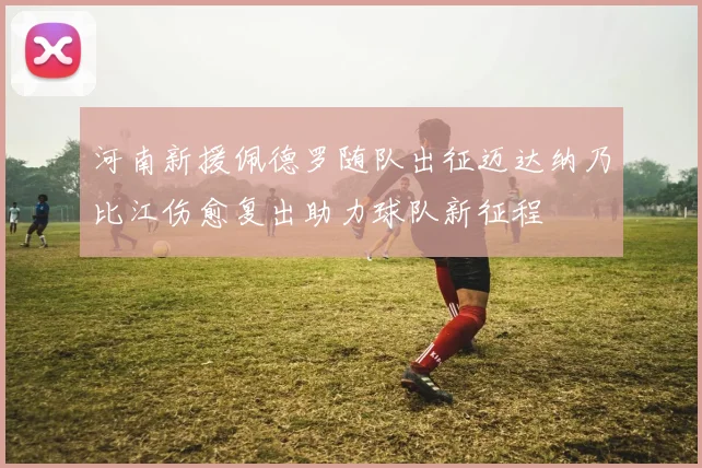 河南新援佩德罗随队出征迈达纳乃比江伤愈复出助力球队新征程